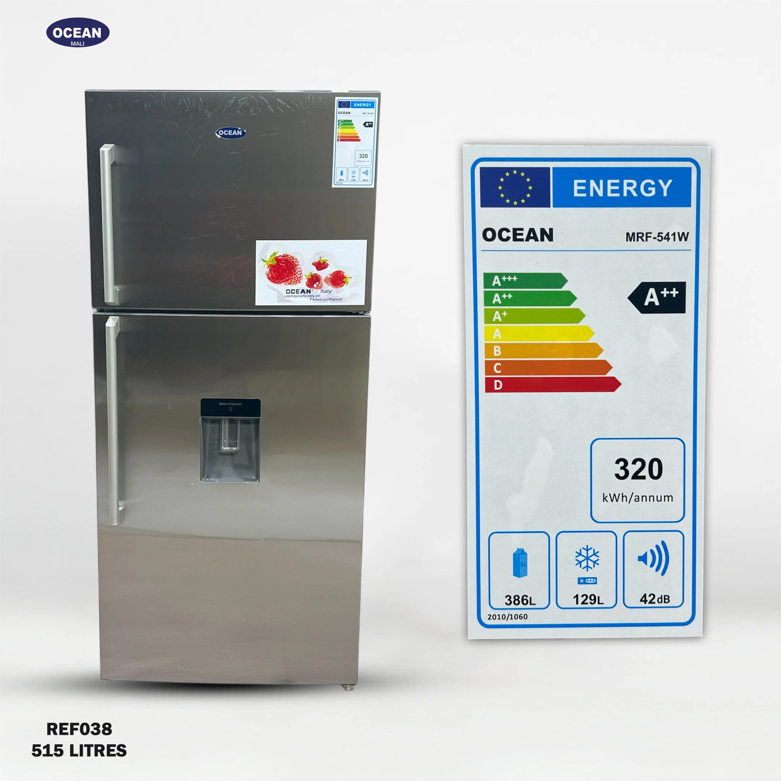 🧊 Réfrigérateur Ocean 515 Litres