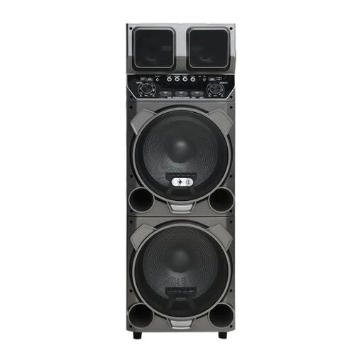 DZIRE HIFI15SR15AK – Enceinte HiFi Portable 150W • Double 15 • Micro Sans Fil • Bluetooth • Éclairage LED