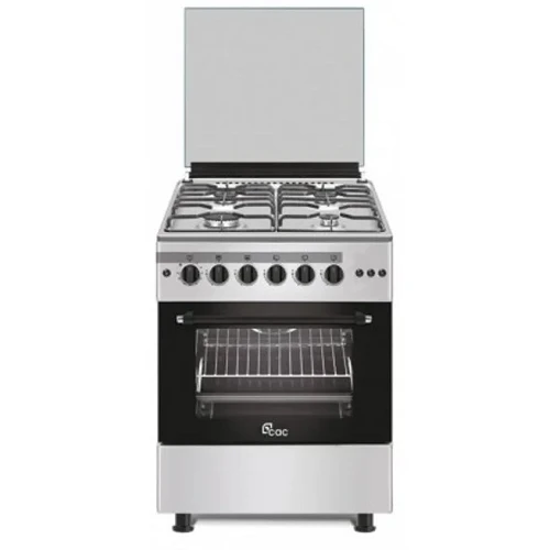 Cuisinière CAC60F – 4 Feux 60x60 cm Full Option Inox