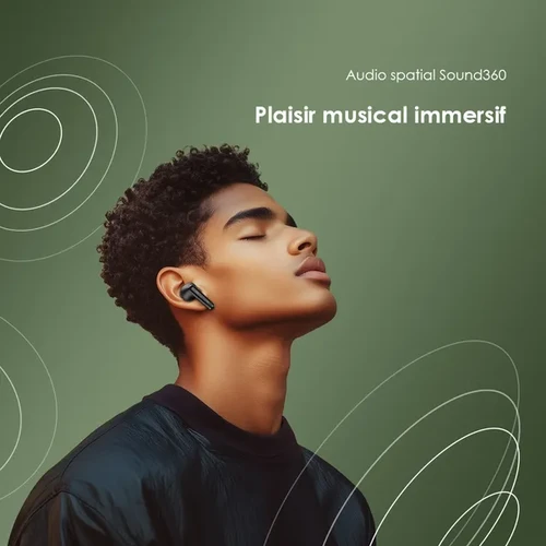 🎧 oraimo SpaceBuds N – Écouteurs True Wireless ANC 🔊 Son Haute Fidélité & Réduction de Bruit Active