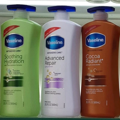 Lotio Corps Vaseline à l’Aloe Vera – Hydratation & Fraîcheur Instantanée (725ml)