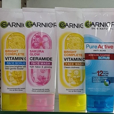 Nettoyants Visage Garnier 100 ml – Éclat & Fraîcheur Instantanée