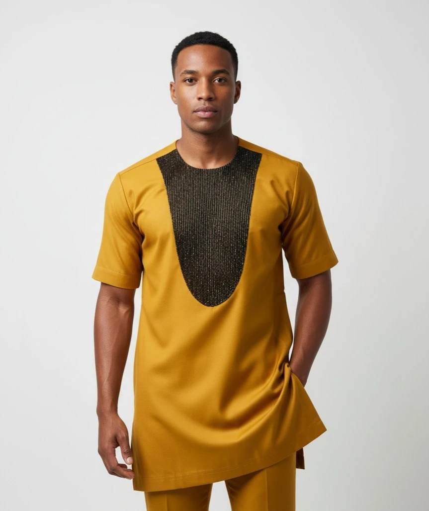 👗 Ensemble Cousu – Élégance sur Mesure & Raffinement Authentique