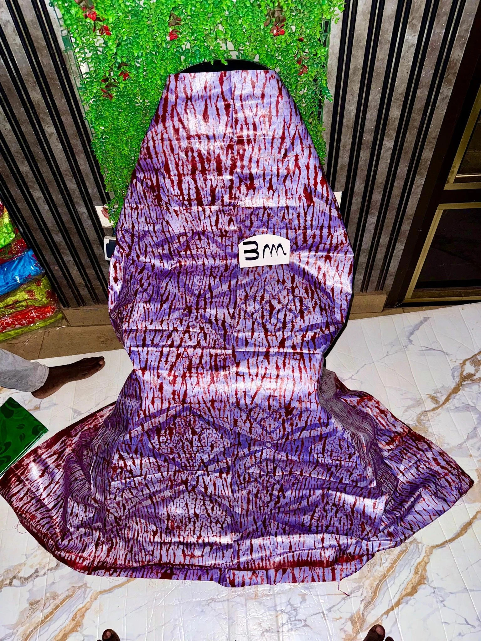 🌟 Tissu Bazin Teinté Premium – Édition Luxe VIP