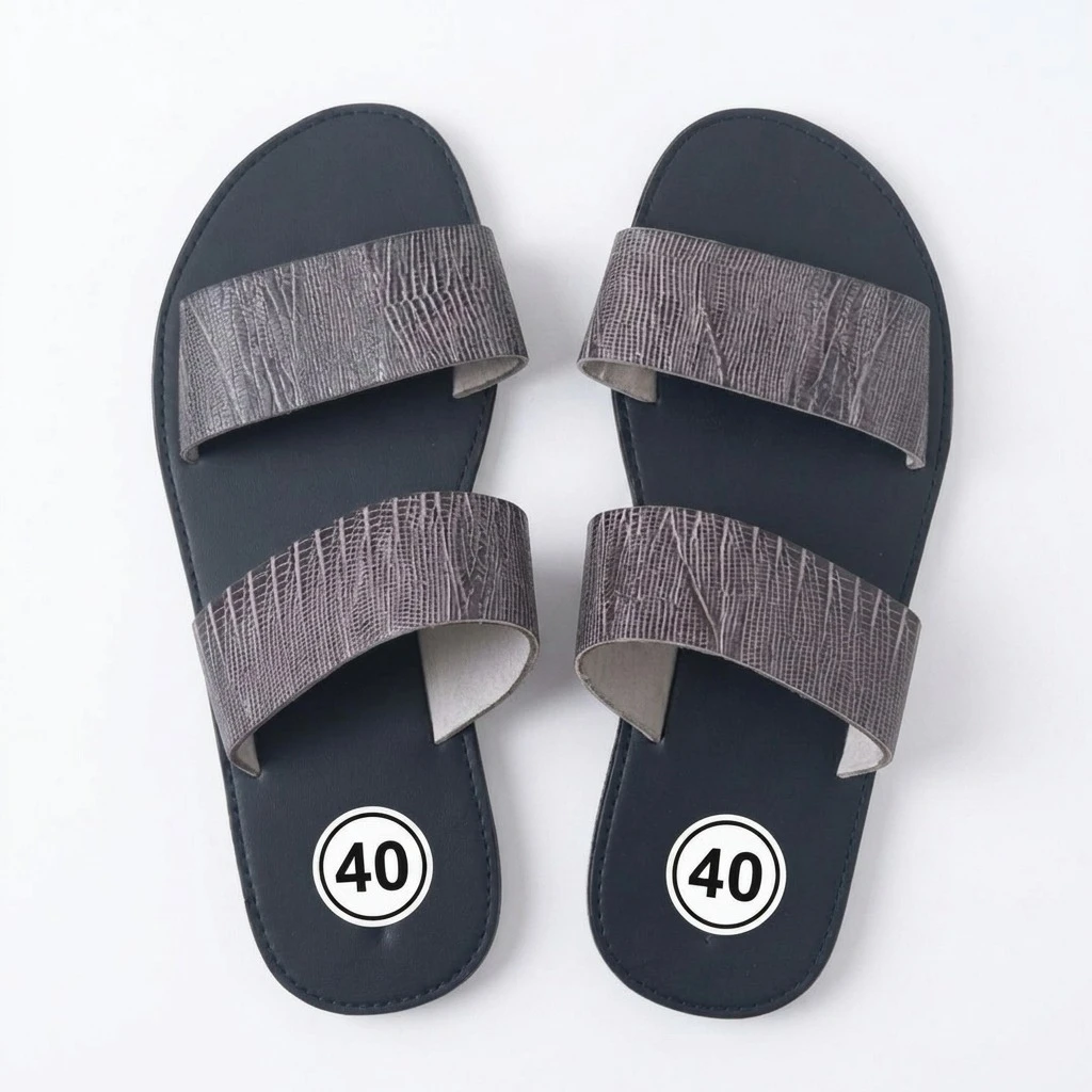 Mules Double Bandes Effet...
