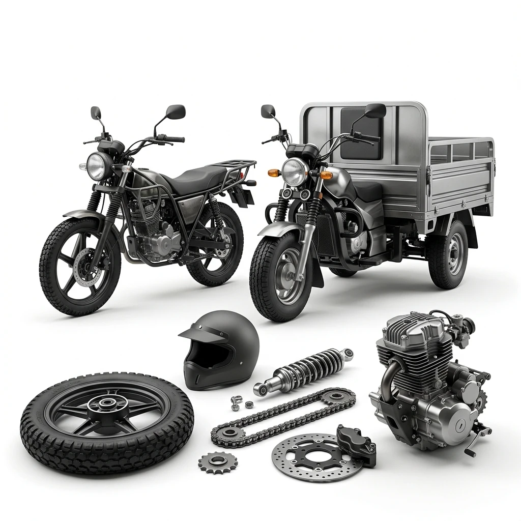 Motos, Tricycles de Fret & Pièces 2 Roues