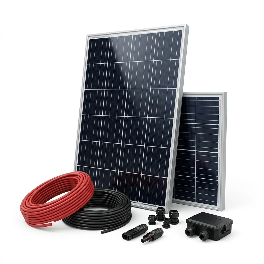 Panneaux Solaires Photovoltaïques & Câblage