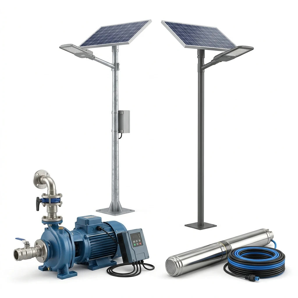 Pompage Solaire Agricole & Lampadaires Autonomes