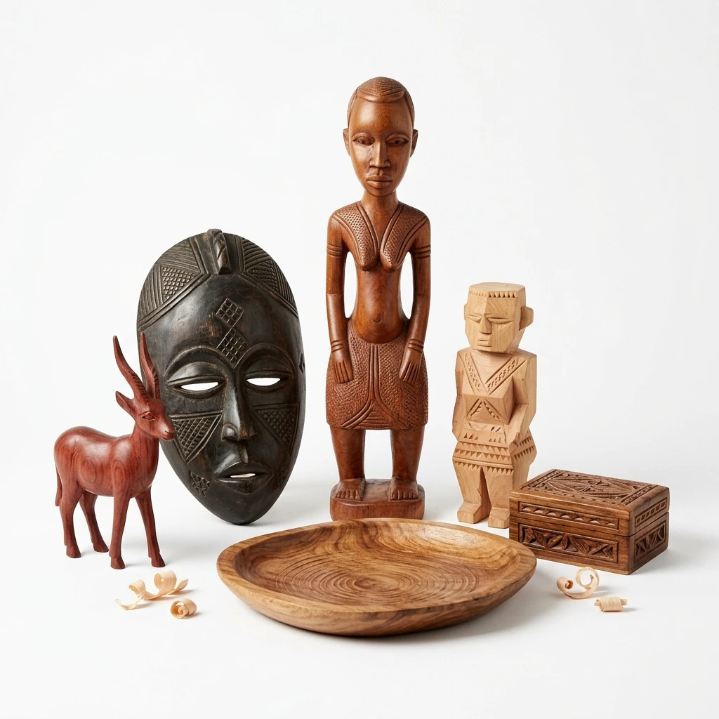 Sculpture sur bois & objets en bois artisanaux