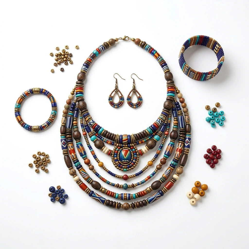 Perles, bijoux artisanaux & parures